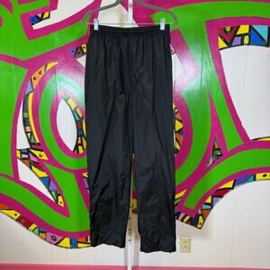 Columbia Black Windbreaker Waterproof Athletic Pants. Size Small. Excellent cond